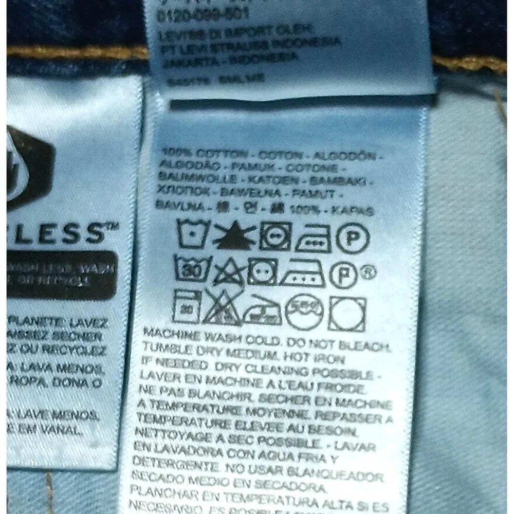 Levis 550 Jeans Mens Size 44‎ x 32 Relaxed Fit Blue Denim